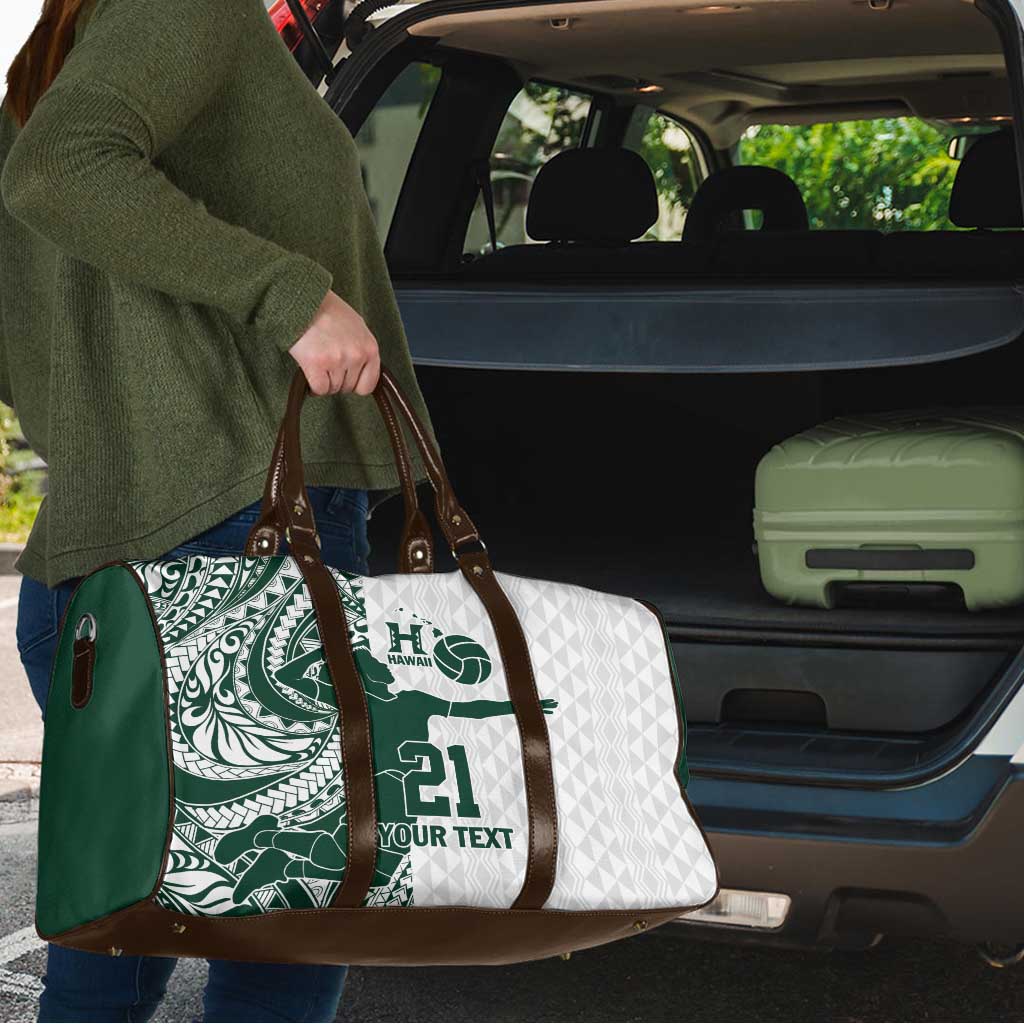 Polynesian Hawaii Volleyball Custom Travel Bag Kakau with Sport Style LT9 - Polynesian Pride