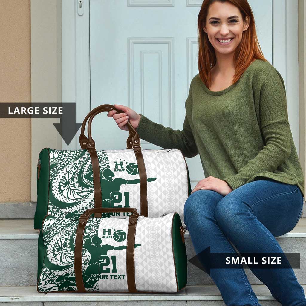 Polynesian Hawaii Volleyball Custom Travel Bag Kakau with Sport Style LT9 - Polynesian Pride