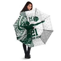 Polynesian Hawaii Volleyball Custom Umbrella Kakau with Sport Style LT9 - Polynesian Pride
