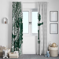 Polynesian Hawaii Volleyball Custom Window Curtain Kakau with Sport Style LT9 - Polynesian Pride
