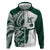 Polynesian Hawaii Volleyball Custom Zip Hoodie Kakau with Sport Style