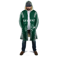 Polynesian Hawaii Volleyball Custom Cloak Green Kakau with Map Motif LT9 - Polynesian Pride