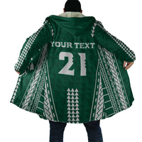 Polynesian Hawaii Volleyball Custom Cloak Green Kakau with Map Motif LT9 - Polynesian Pride