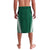 Polynesian Hawaii Volleyball Custom Lavalava Green Kakau with Map Motif