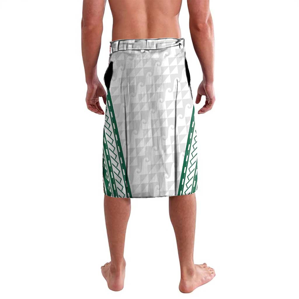 Polynesian Hawaii Volleyball Custom Lavalava White Kakau with Map Motif LT9 - Polynesian Pride