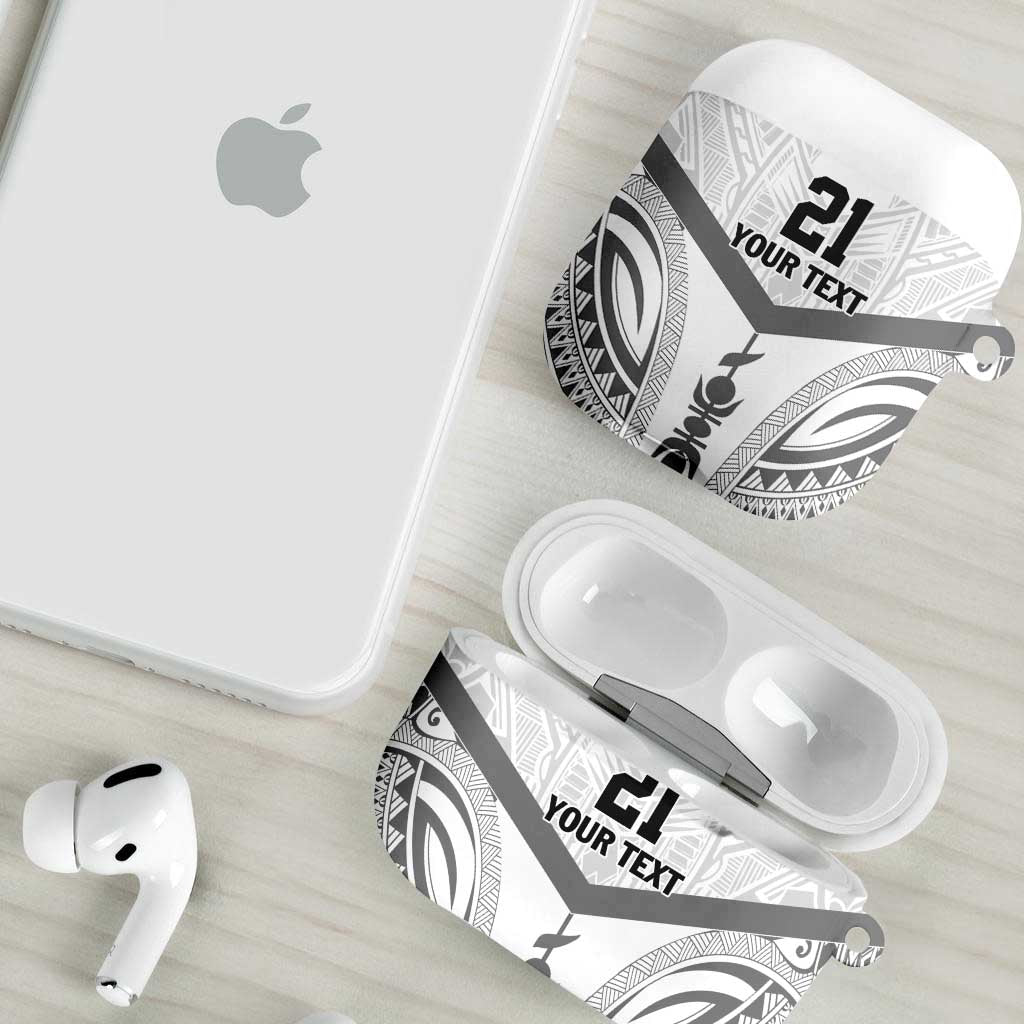 New Caledonia Football Custom AirPods Case Go Champions Les Cagous LT9 - Polynesian Pride