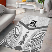 New Caledonia Football Custom Area Rug Go Champions Les Cagous LT9 - Polynesian Pride
