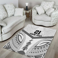 New Caledonia Football Custom Area Rug Go Champions Les Cagous LT9 - Polynesian Pride