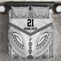 New Caledonia Football Custom Bedding Set Go Champions Les Cagous LT9 White - Polynesian Pride