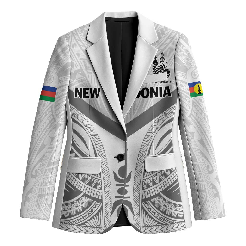 New Caledonia Football Custom Blazer Go Champions Les Cagous LT9 Unisex White - Polynesian Pride