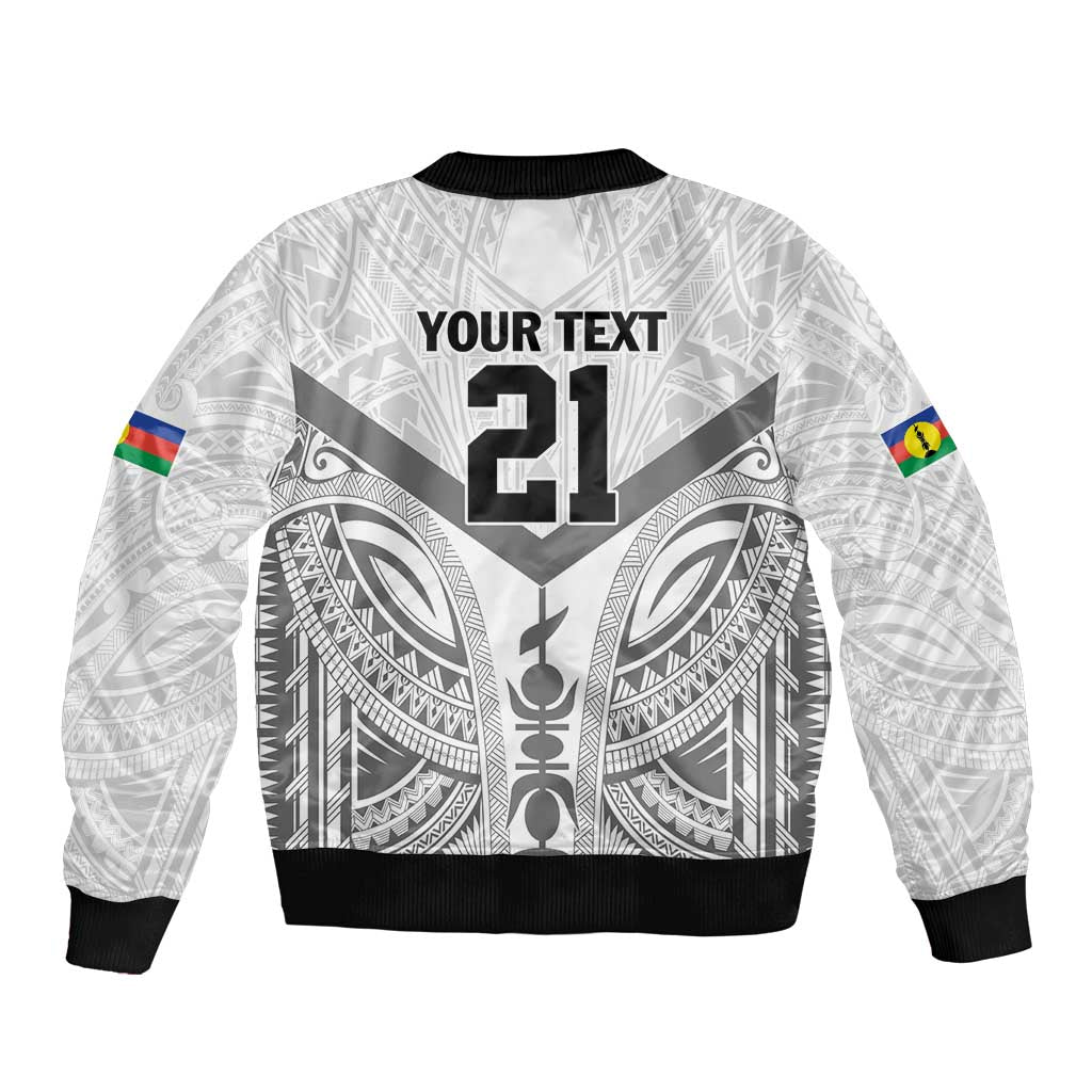 New Caledonia Football Custom Bomber Jacket Go Champions Les Cagous LT9 - Polynesian Pride