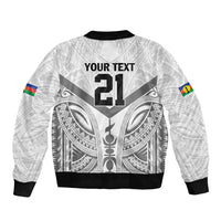 New Caledonia Football Custom Bomber Jacket Go Champions Les Cagous LT9 - Polynesian Pride