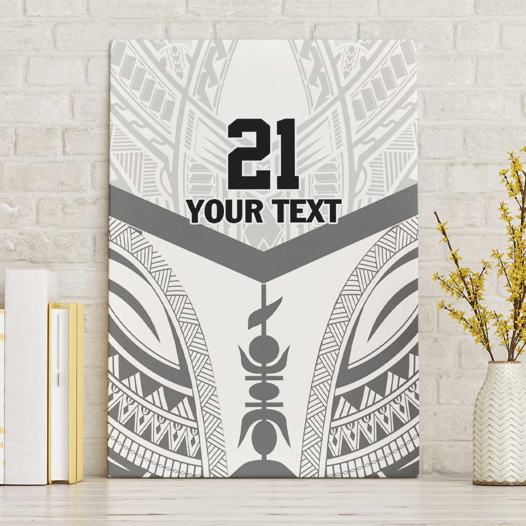 New Caledonia Football Custom Canvas Wall Art Go Champions Les Cagous LT9 Without Frame White - Polynesian Pride