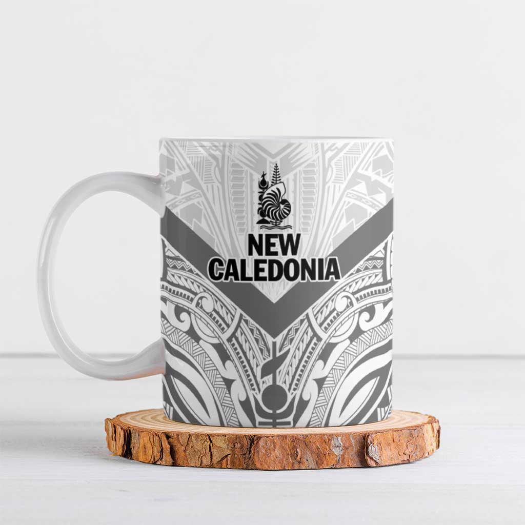 New Caledonia Football Custom Ceramic Mug Go Champions Les Cagous LT9 White - Polynesian Pride