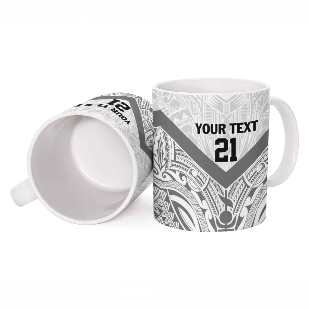 New Caledonia Football Custom Ceramic Mug Go Champions Les Cagous LT9 - Polynesian Pride