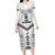 New Caledonia Football Custom Family Matching Long Sleeve Bodycon Dress and Hawaiian Shirt Go Champions Les Cagous