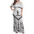 New Caledonia Football Custom Family Matching Off Shoulder Maxi Dress and Hawaiian Shirt Go Champions Les Cagous