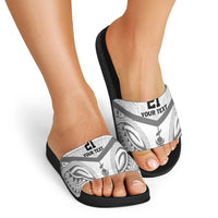 New Caledonia Football Custom Slide Sandals Go Champions Les Cagous LT9 - Polynesian Pride