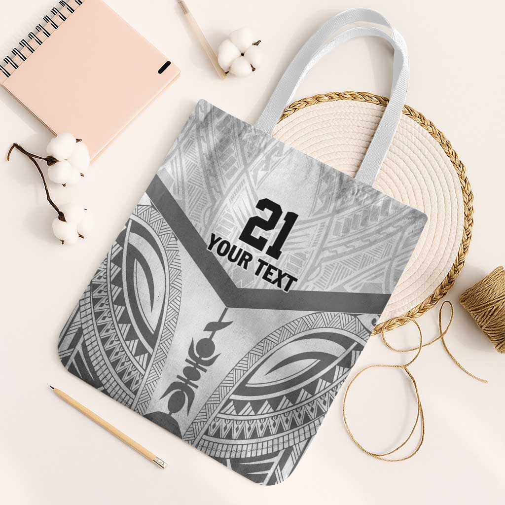 New Caledonia Football Custom Tote Bag Go Champions Les Cagous LT9 White Strap One Size White - Polynesian Pride