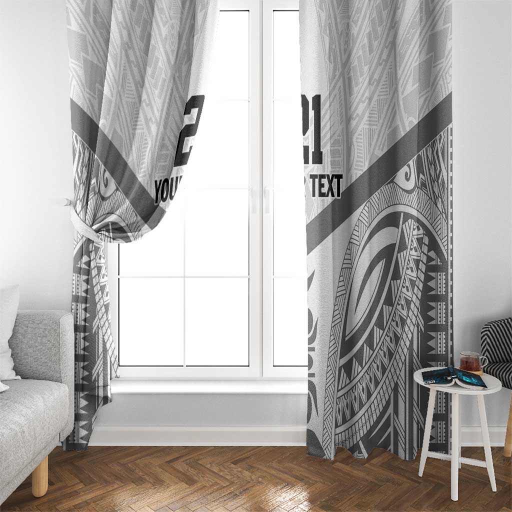 New Caledonia Football Custom Window Curtain Go Champions Les Cagous LT9 - Polynesian Pride