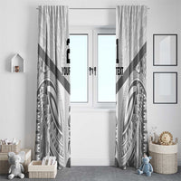 New Caledonia Football Custom Window Curtain Go Champions Les Cagous LT9 - Polynesian Pride