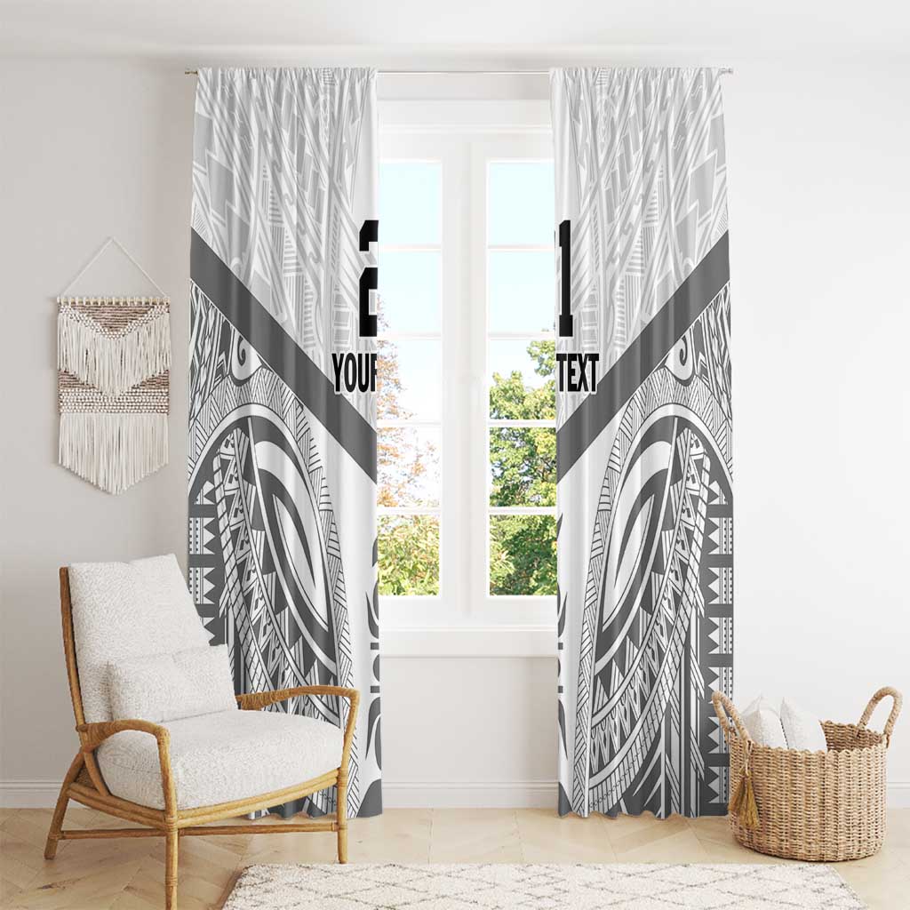 New Caledonia Football Custom Window Curtain Go Champions Les Cagous LT9 - Polynesian Pride