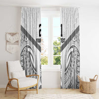 New Caledonia Football Custom Window Curtain Go Champions Les Cagous LT9 - Polynesian Pride
