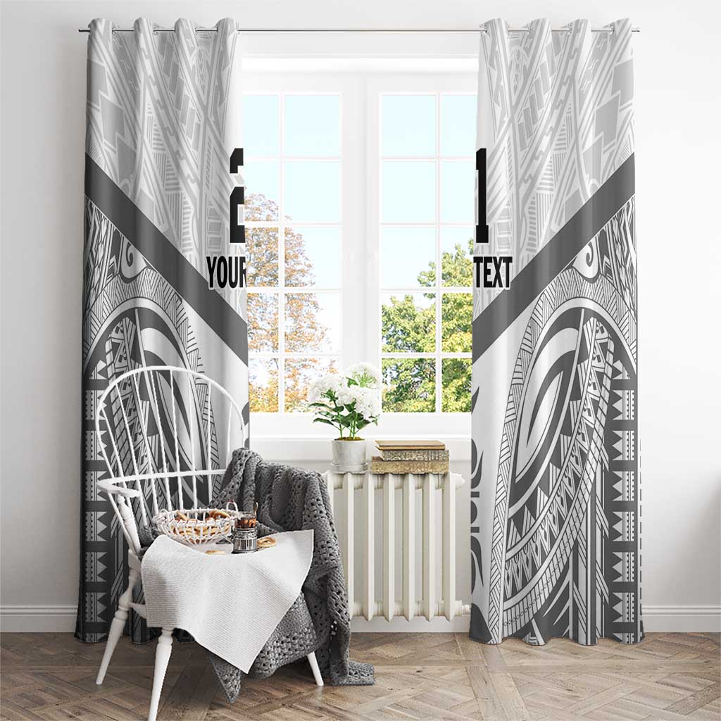 New Caledonia Football Custom Window Curtain Go Champions Les Cagous LT9 - Polynesian Pride