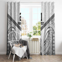 New Caledonia Football Custom Window Curtain Go Champions Les Cagous LT9 - Polynesian Pride