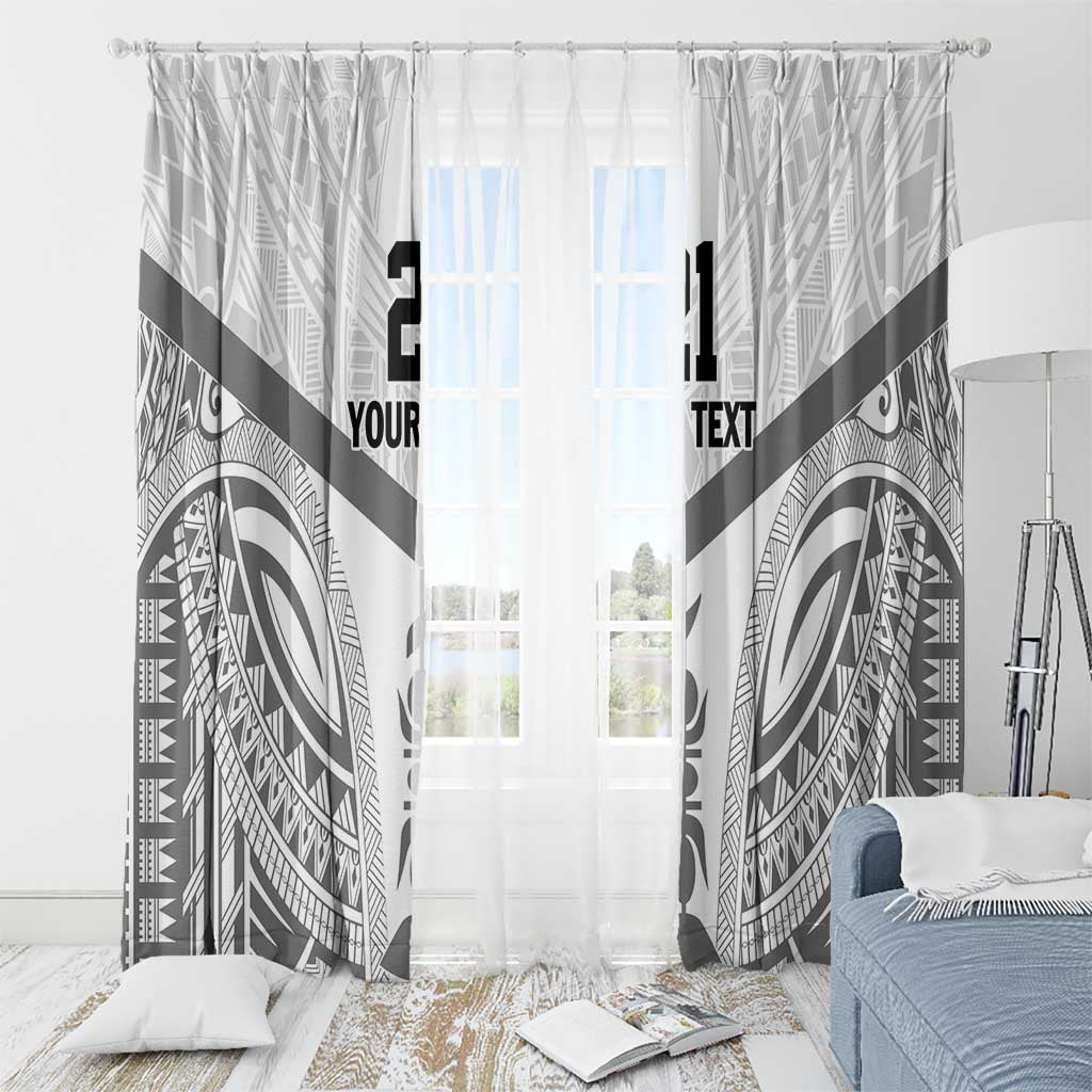 New Caledonia Football Custom Window Curtain Go Champions Les Cagous LT9 - Polynesian Pride