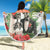 Skeleton Love for Valentine’s Day Beach Blanket Polynesian Tribal Love Forever