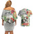 Skeleton Love for Valentine’s Day Couples Matching Off Shoulder Short Dress and Hawaiian Shirt Polynesian Tribal Love Forever