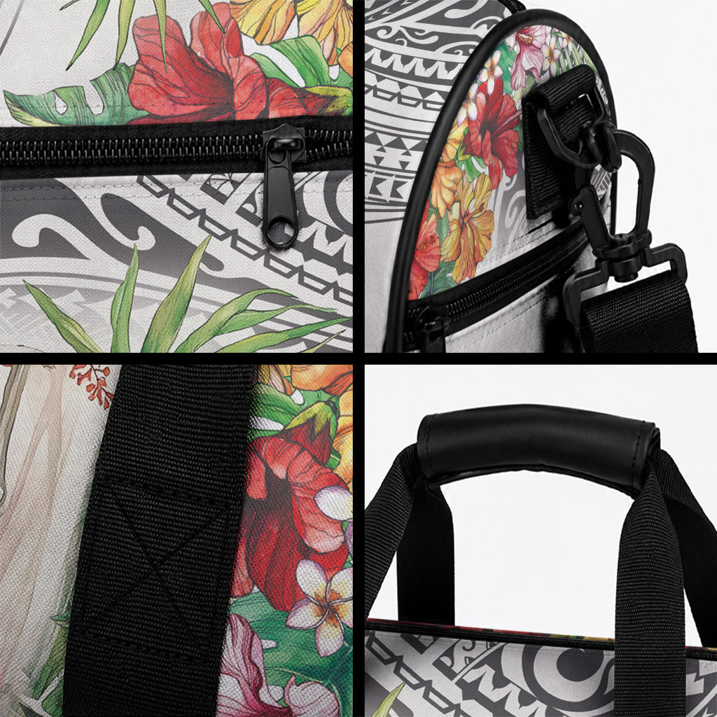 Skeleton Love for Valentine’s Day Duffle Bag Polynesian Tribal Love Forever LT9 - Polynesian Pride