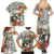 Skeleton Love for Valentine’s Day Family Matching Summer Maxi Dress and Hawaiian Shirt Polynesian Tribal Love Forever