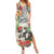 Skeleton Love for Valentine’s Day Family Matching Summer Maxi Dress and Hawaiian Shirt Polynesian Tribal Love Forever