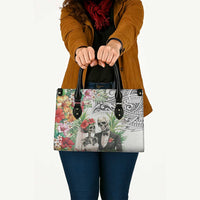 Skeleton Love for Valentines Day Leather Bag Polynesian Tribal Love Forever LT9 - Polynesian Pride