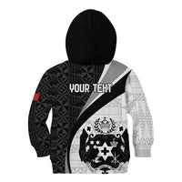 Personalised Tonga Emancipation Day Kid Hoodie Since 1970 Ngatu Tribal Pattern LT9 - Polynesian Pride