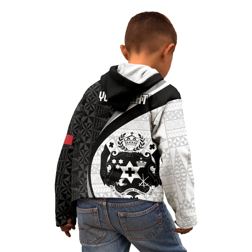 Personalised Tonga Emancipation Day Kid Hoodie Since 1970 Ngatu Tribal Pattern LT9 - Polynesian Pride