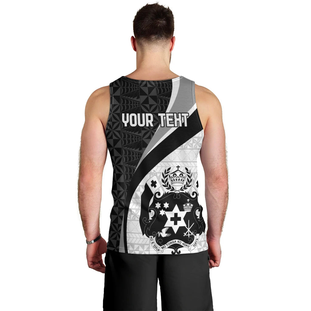 Personalised Tonga Emancipation Day Men Tank Top Since 1970 Ngatu Tribal Pattern LT9 - Polynesian Pride