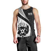 Personalised Tonga Emancipation Day Men Tank Top Since 1970 Ngatu Tribal Pattern LT9 - Polynesian Pride