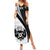 Personalised Tonga Emancipation Day Summer Maxi Dress Since 1970 Ngatu Tribal Pattern