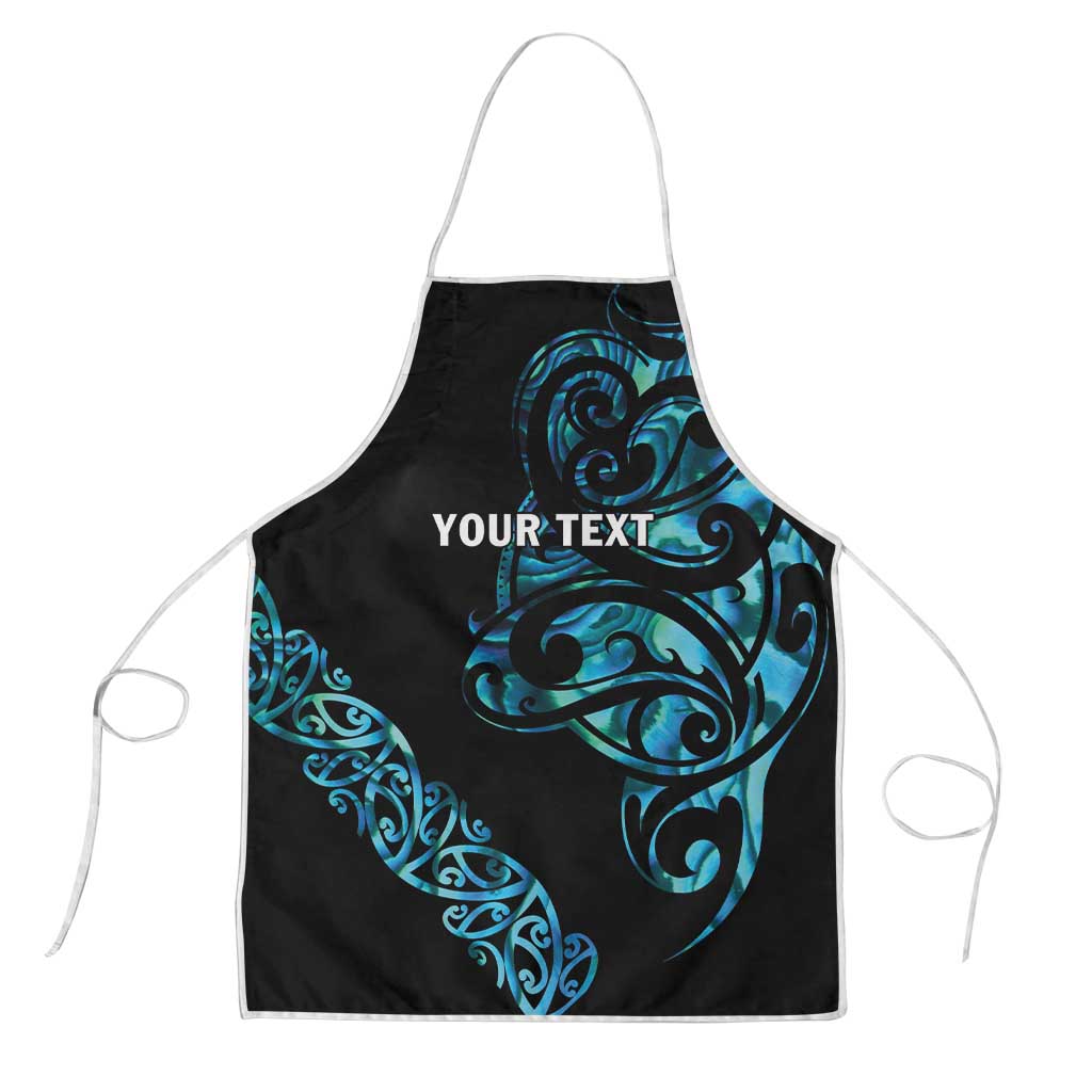 All Black Maori Tribal Tattoo Personalised Apron Polynesian Style LT9 Black - Polynesian Pride