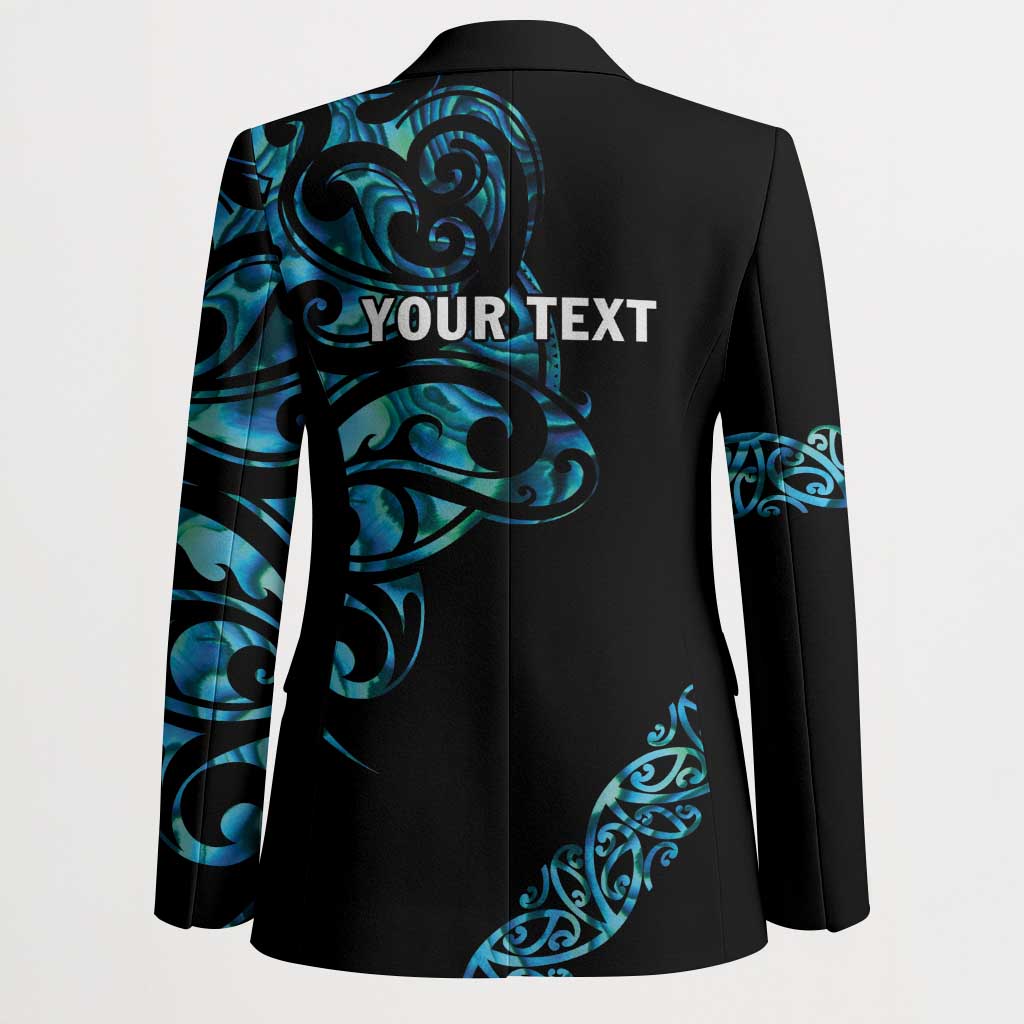 All Black Maori Tribal Tattoo Personalised Blazer Polynesian Style LT9 - Polynesian Pride