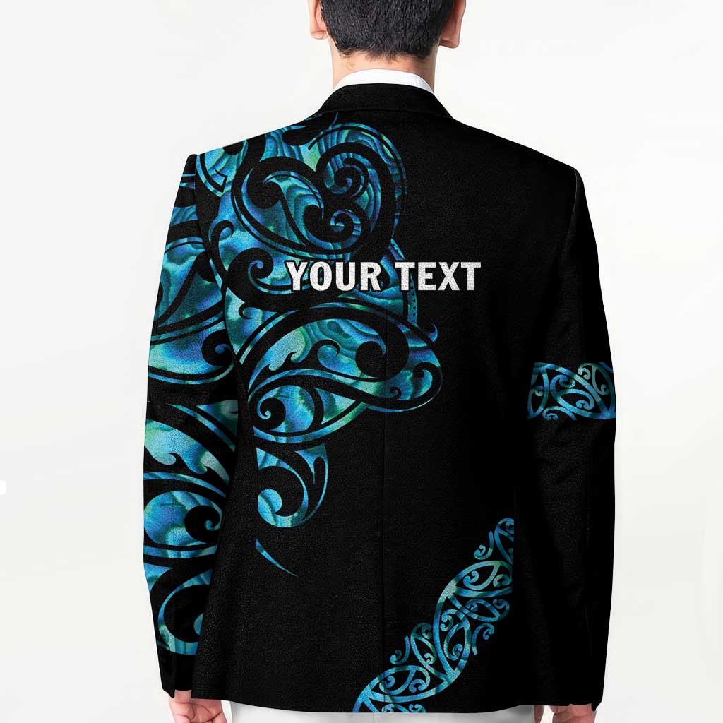 All Black Maori Tribal Tattoo Personalised Blazer Polynesian Style LT9 - Polynesian Pride