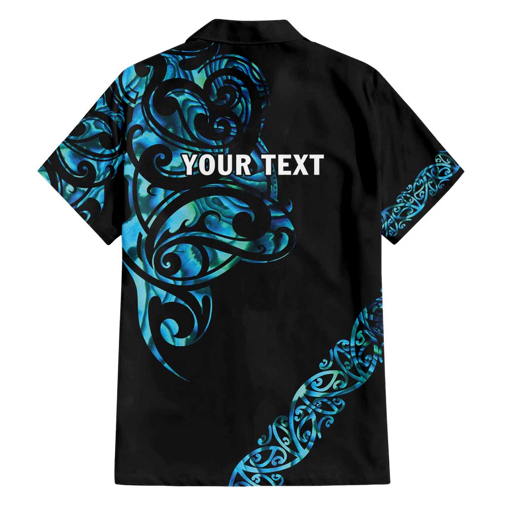 All Black Maori Tribal Tattoo Personalised Hawaiian Shirt Polynesian Style LT9 - Polynesian Pride