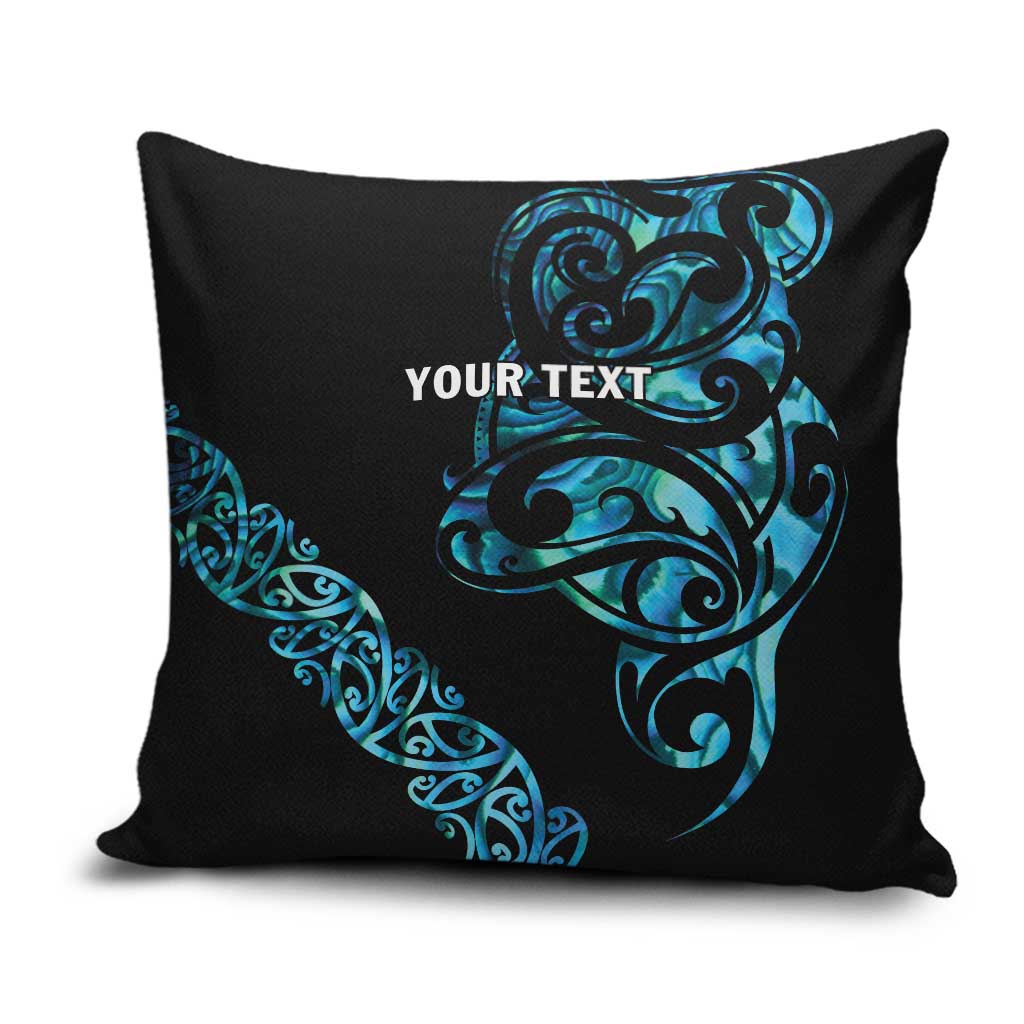 All Black Maori Tribal Tattoo Personalised Pillow Cover Polynesian Style LT9 Black - Polynesian Pride
