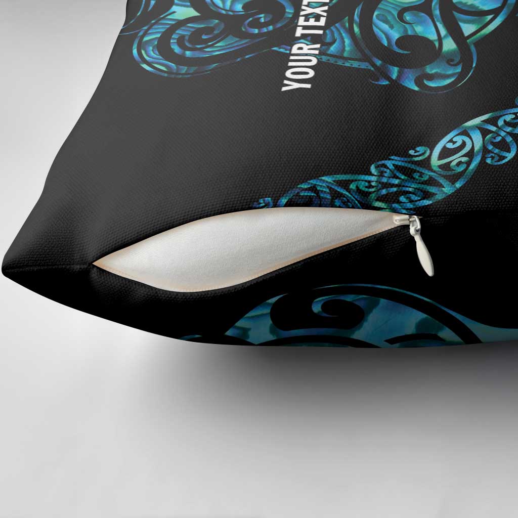 All Black Maori Tribal Tattoo Personalised Pillow Cover Polynesian Style LT9 - Polynesian Pride