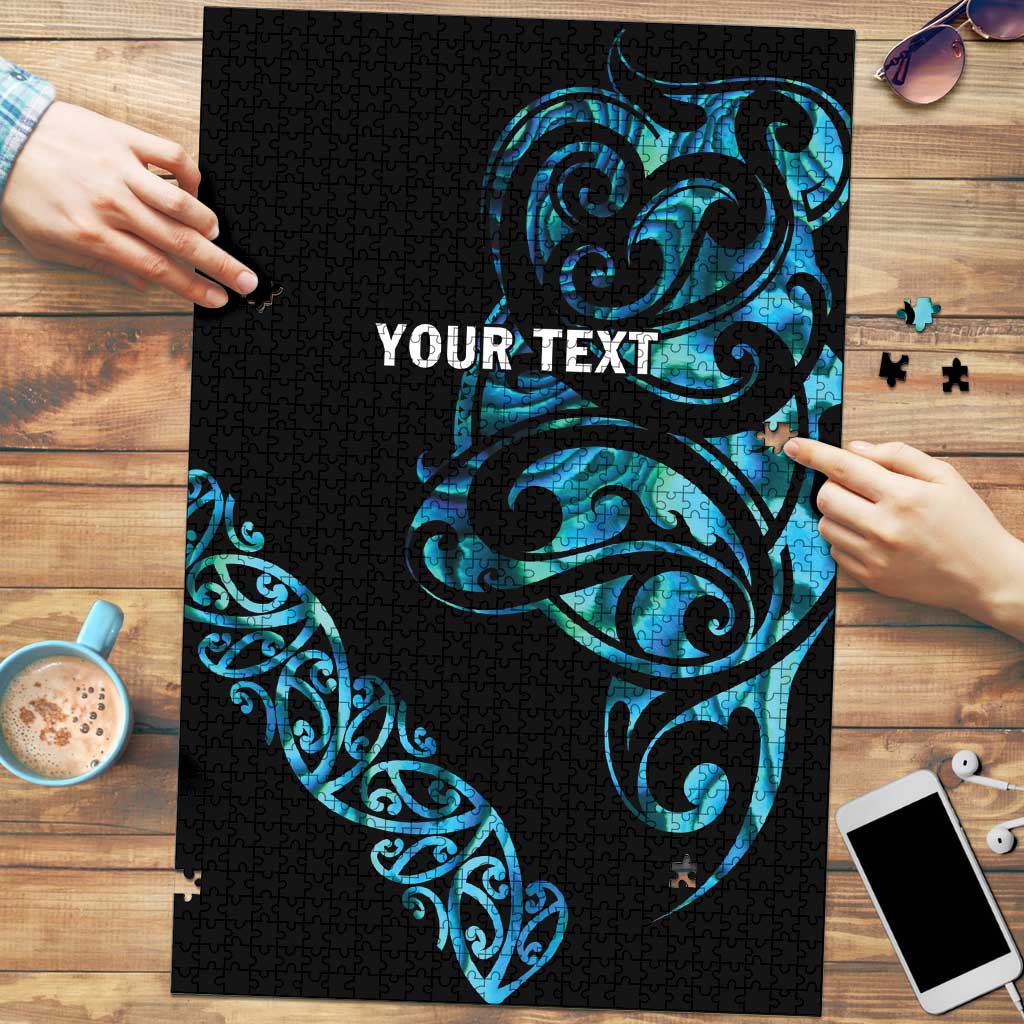All Black Maori Tribal Tattoo Personalised Puzzle Polynesian Style LT9 Black - Polynesian Pride