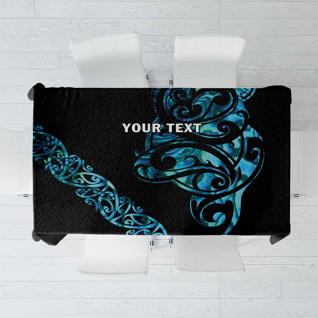 All Black Maori Tribal Tattoo Personalised Tablecloth Polynesian Style LT9 Black - Polynesian Pride