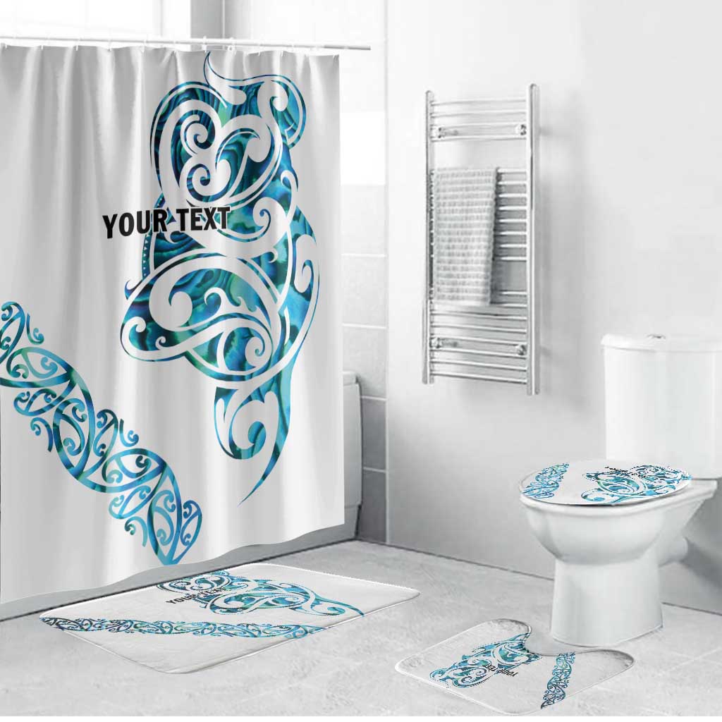 All White Maori Tribal Tattoo Personalised Bathroom Set Polynesian Style LT9 Bathroom Set (4 pcs) White - Polynesian Pride